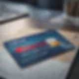 Credit card design featuring modern aesthetics