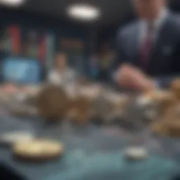 Illustration of options trading strategies