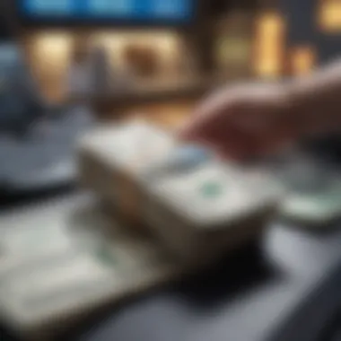 Security in Digital Payments A secure digital transaction illustrating direct deposit