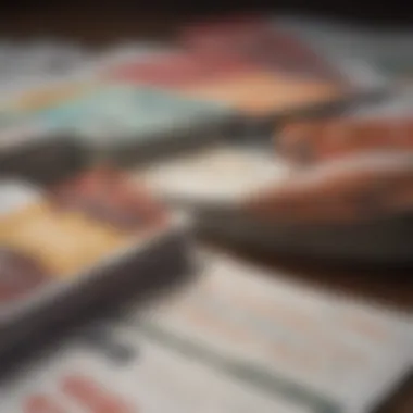 Effective Coupon Organization An organized binder filled with sorted coupons