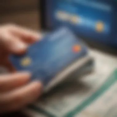 Financial Oversight with Loaded Visa Cards Visual representation of financial oversight with loaded Visa cards