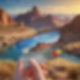 A stunning landscape view representing travel opportunities