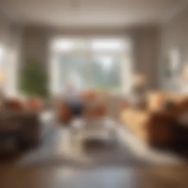 Comfortable Living for Seniors A cozy home environment representing comfort for elderly parents
