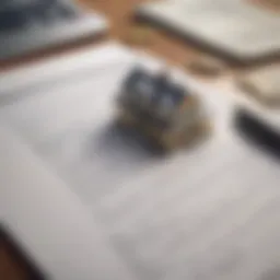 Key California real estate documents on a desk