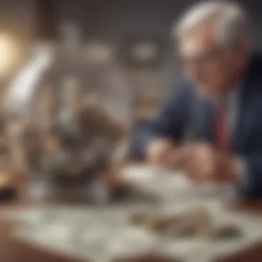 Strategizing for Retirement Savings Conceptual illustration of retirement savings strategy