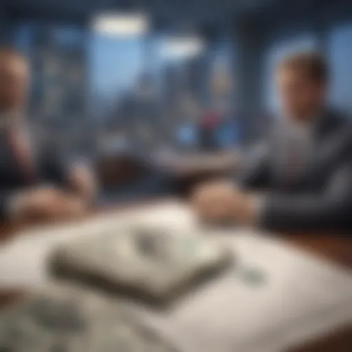 Conceptual representation of non-recourse loans in commercial real estate