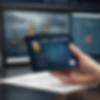 User Interface of Navy Federal Virtual Card Illustration depicting the Navy Federal Virtual Card interface